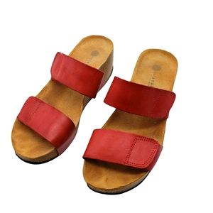 Lola Sabbia for Eric Michaels Lily wedge slip on slides Eur39